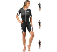 Cressi Women's Shortie Wetsuit Premium Neoprene 2.5mm, Black/White, S/2