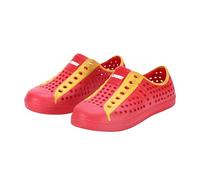 Cressi Adults and Children's Sea Rocks Children s Silicone Water Swimming Beach Shoes, Red Yellow, 1 UK