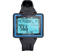 CRESSI Raffaello Diving Computer Black/Blue with Large Rectangular High Contrast Screen for Maximum Data Readability, One Size Unisex