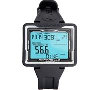 CRESSI Raffaello Diving Computer Black/White - Unisex Diving Computer with Large Rectangular High Contrast Screen for Maximum Data Readability, Black/White, One Size