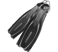 Cressi Reaction Adult Scuba Diving Open Heel Fins with Bungee Strap