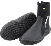 CRESSI ReefTech Boots 5mm S (38/39 EU) - Unisex Black Neoprene Boots 5mm Double lined for Water Sports, Specially Designed to Protect Feet from the Cold, S (38/39)