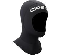 CRESSI Resilient Long Hood 3mm M - Unisex Hood with Extended Collar in Black Double lined 3 mm Neoprene for Diving Snorkelling and Water Sports, M