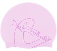 Cressi Ricky Jr Swim Cap - Junior Swimming Cap, Pink/Pink, One Size