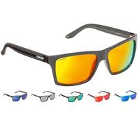 Cressi Rio Sports Sunglasses - Matt Black/Orange Lens, Uni