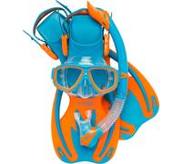 Cressi Rocks Kids Set Blue/Orange L/XL