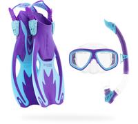 Cressi Rocks Kids Set Purple/Blue S/M