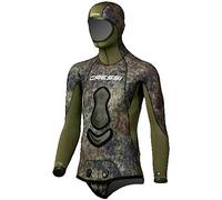 Cressi Seppia Wetsuit Man - Two Piece Separate Men's Camouflage Wetsuit, Jacket 7mm, S