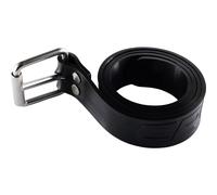 CRESSI Serpent Silicone Marseillaise Belt Black - Silicone Marseillaise Weight Belt for Free Diving, Spear Fishing, Quick Realease Buckle, Black, One
