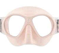 Cressi since 1946 - Breezy Mask - Separate Polycarbonate Lenses and Soft TPR Face Mask Ideal Snorkelling Surface Swimming and Beach Holidays - Rose Gold Elastic Strap White - One Size - Kid