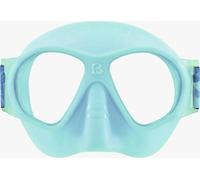 Cressi since 1946 - Breezy Mask - Separate Polycarbonate Lenses and Soft TPR Face Mask Ideal Snorkelling Surface Swimming and Beach Holidays - Aqua Green Elastic Strap Coral Blu - One Size - Kid