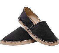 Cressi since 1946 - Espadrillas Girona - Comfortable and Elegant Unisex Multipurpose Footwear, Ideal for Summer, with a Technical Canvas Upper and an EVA Rubber Sole - Black - 41 EU_7 UK