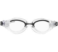 Cressi Lady Flash Goggles - Separate Eyepiece Swimming Goggles with Fogproof, Scratchproof, Anti-UV Lenses, Clear/Frame Clear Black - Clear Lens, One Size