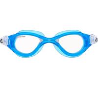 Cressi Man Flash Goggles - Separate Eyepiece Swimming Goggles with Fogproof, Scratchproof, Anti-UV Lenses, Blue/Frame Blue White - Clear Lens, One Size