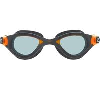 Cressi since 1946 - Flash Goggles - Swimming Goggles with Separate Lenses, Ideal for Swimming Pool, Snorkelling, Triathlons, Anti Fog, Scratch Resistant and UV protection - Grey/Orange Smoked Lenses