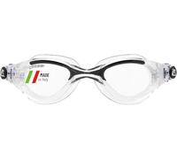 Cressi Man Flash Goggles - Separate Eyepiece Swimming Goggles with Fogproof, Scratchproof, Anti-UV Lenses, Clear/Frame Clear Black - Clear Lens, One Size