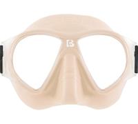 Cressi since 1946 - Force Mask - Separate Polycarbonate Lenses and Soft TPR Face Mask Ideal Snorkelling Surface Swimming and Beach Holidays - Rose Gold Elastic Strap Black - One Size - Adult