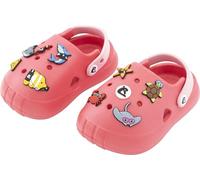 Cressi since 1946 - Jelly Kid Clogs - Children's Sandals Sabot Slippers Non Slip and Breathable, Beach Sea Walks Nursery and Home, Snap Fastening - Fuchsia/Pink - 33/34 EU_1/2 UK Child