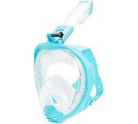 CRESSI since 1946 Kairon Adult Full Face Snorkeling Mask Clear/Aqua L/XL