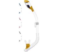 CRESSI since 1946 - Minidry snorkel for kids and youth with splash guard dry valve flexible tube and quick purge system for sea snorkelling and junior water activities