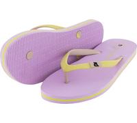Cressi since 1946 - St Tropez Flip Flops - Perfect for Beach, Sea, Pool, Gym, Leisure, Quick Drying, Soft Shock Absorbing, Non Slip, Lilac/Lime - 5.5/6 UK