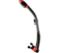 CRESSI since 1946 - Supernova Dry Snorkel for Diving Freediving and Sea Exploration with Splash Guard Purge Valve Silicone Mouthpiece Quick Clip Attachment Unisex Adult