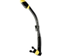 CRESSI since 1946 - Supernova Dry Snorkel for Diving Freediving and Sea Exploration with Splash Guard Purge Valve Silicone Mouthpiece Quick Clip Attachment Unisex Adult