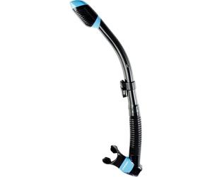 CRESSI since 1946 - Supernova Dry Snorkel for Diving Freediving and Sea Exploration with Splash Guard Purge Valve Silicone Mouthpiece Quick Clip Attachment Unisex Adult