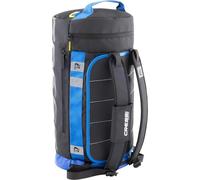 CRESSI Since 1946 - Walrus Pool Duffle Backpack - Multifunctional Bag Convertible in Seconds from Backpack to Hand Bag, Ideal for Swimming Pool Men and Women Water Activities, Black/Blue 35 L