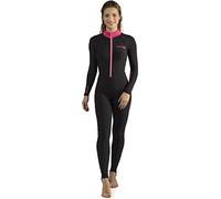 Cressi Women's 1mm One piece wetsuit Skin, Black Pink, M/3 UK