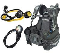 Cressi Start Scuba Diving Set - B.C.D. Start+1st Stage AC2+2nd Stage Compact+Octopus Compact+ Instrument Pressure Gauge