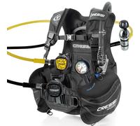 Cressi Unisex Cressi Start Scuba Set B C D and Regulator Plus Octopus INT Black Large, Black, L UK