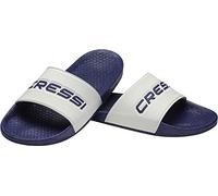 Cressi Swimming Pool Shoes Deluxe Sandals - Blue/White, Size 6.5