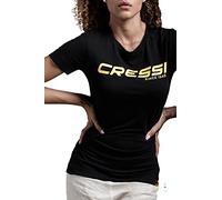 Cressi T-Shirt, Lady, Black Yellow, XS