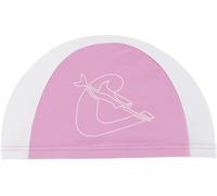 CRESSI Tago Swim Cap Spandex Junior, Spandex Swimming Cap for Children, Pink/White, One Size