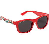 Cressi Teddy Sunglasses - Children's Sunglasses Polarized 100% UV Protection, Aqua Pet/Red/Smoked Lens, 3-5 Years