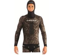 Cressi Men's Cressi Tracina Jacket 5mm Apnoe Diving Suit Mimetic Medium, Dark Digital Spectre Pat Tarnung 5mm, M UK