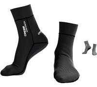 Cressi Ultra Stretch Neoprene Socks 1.5mm Unisex Adults Double Lined Neoprene Diving Shoes, Black, S
