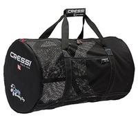 Cressi Unisex Adult Crete Snorkeling Bag Mesh Duffle Bag - Blue, Uni