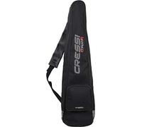 Cressi Unisex Adult Gara Bag Premium With Pocket Bag for Long Fins - With Pocket - Black, 95x25x22 cm