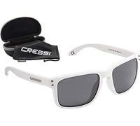 Cressi Unisex Blaze Sunglass - Matt White/Lens Smoked Grey, One Size