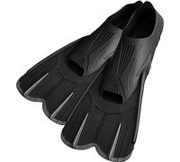 Cressi Unisex Cressi Agua Short Fins - Black/Silver, Size 35, 36, 2.5/3.5