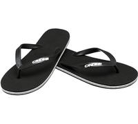 Cressi Unisex Cressi Kids Beach Flip Flops Black Size 41, Black, 41 42-7.5 8 UK