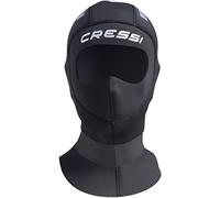 Cressi Unisex Cressi Orust Unisex 5mm Dive Hood, Black/Silver, XXL 6 UK