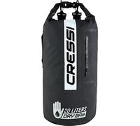 Cressi Unisex Dry Waterproof Bag Backpack for Sports activities, Black/Black/Bicolor, 20 LT UK