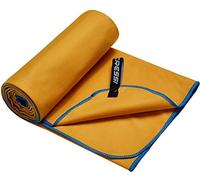 Cressi Unisex Fast Drying Microfibre Towel, Yellow/Blue, 80x160 UK