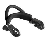 Cressi Unisex Cressi Maui (2pcs) Ebs Fin Straps, Black/Silver, One Size UK