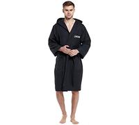 Cressi Unisex Microfibre Sports Bathrobe, Black, S UK