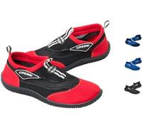 Cressi Unisex Reef Water Shoes, Black Red, 7.5 UK