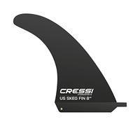 Cressi Unisex Us Skeg 8'' Rigid removable fin, Black, 20 cm UK